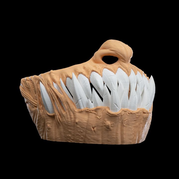 3D Printable Savage Smile Halloween Mask by Stlflix